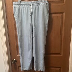 LOFT Pale Blue Drawstring Joggers